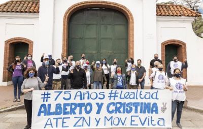 ATE Zona Norte y el Movimiento Evita Vicente L�pez, unidos por el 17 de Octubre