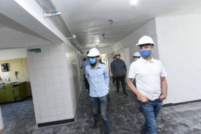 Hurlingham | Zabaleta recorri� las obras del Centro de Atenci�n Primaria de la Salud ��ngel Bo�