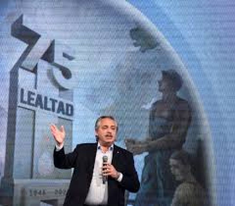 Alberto Fernndez en la CGT: para el Gobierno qued empoderado por el Frente de Todos 