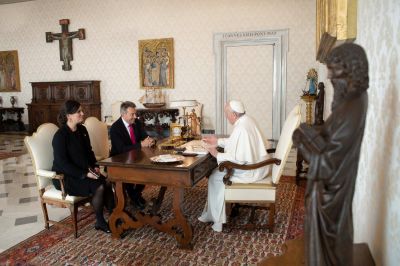 El Papa recibe al presidente de la Cruz Roja