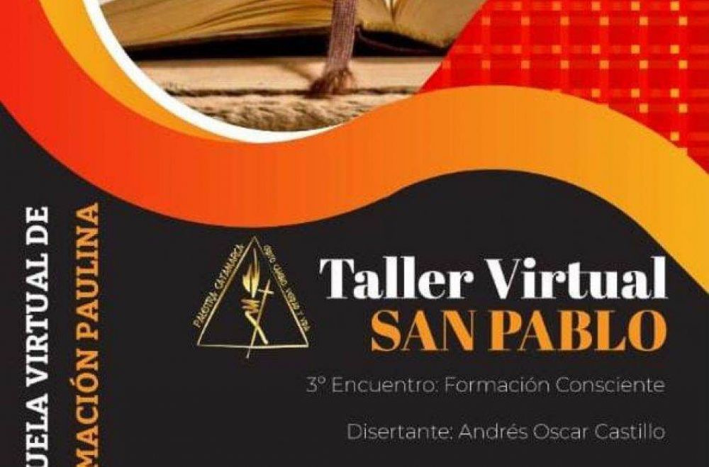 Invitan al tercer taller virtual sobre la vida de San Pablo