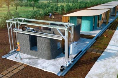 La UNLP ya trabaja en la impresora de viviendas: �Se pueden hacer casas en menos de 24 horas�