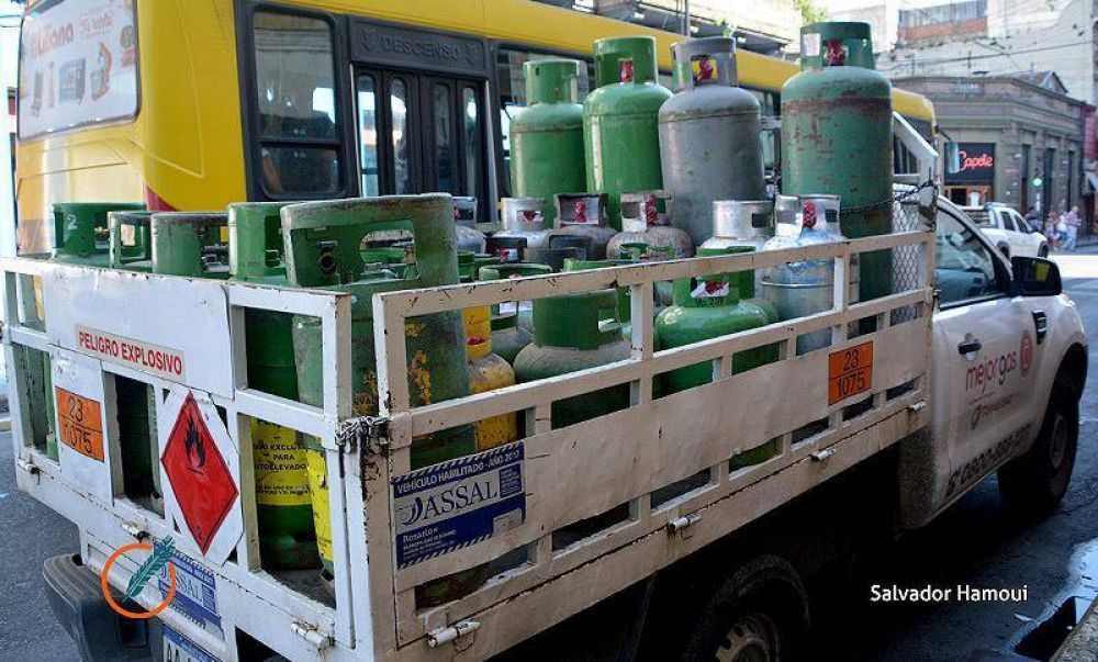 La garrafa de gas de 10 kilos rondara los 550 pesos con transporte a domicilio