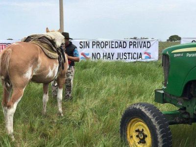 “Fuera Grabois de Entre Ríos”: masiva movilización de productores en contra de la toma de tierras