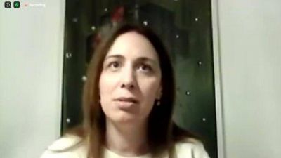 Mar�a Eugenia Vidal: �No me fui a ning�n lado, mi vocaci�n sigue intacta y queremos empezar otro ciclo�