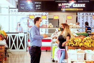 Abella agradeci� a los comerciantes por seguir apostando a la ciudad