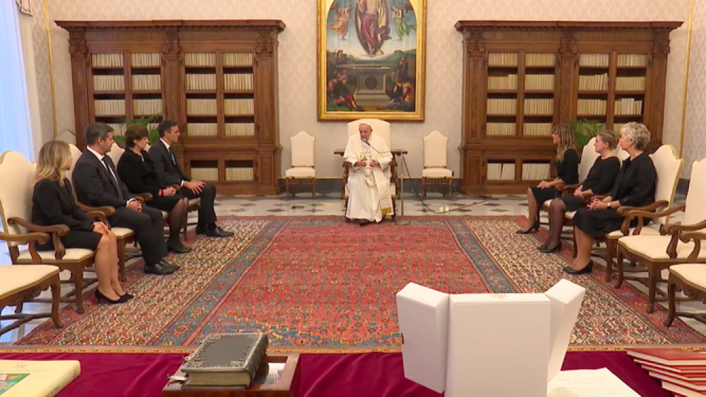 El Papa advierte a Pedro Snchez sobre peligro de las ideologas