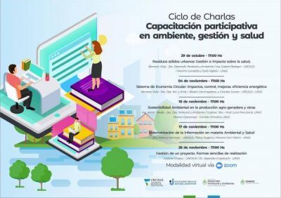 Este jueves se realizar� la charla virtual �Residuos S�lidos Urbanos: Gesti�n e Impacto sobre la salud�