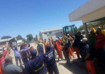 El SUOEM lleva adelante medidas gremiales en el Corral�n Municipal