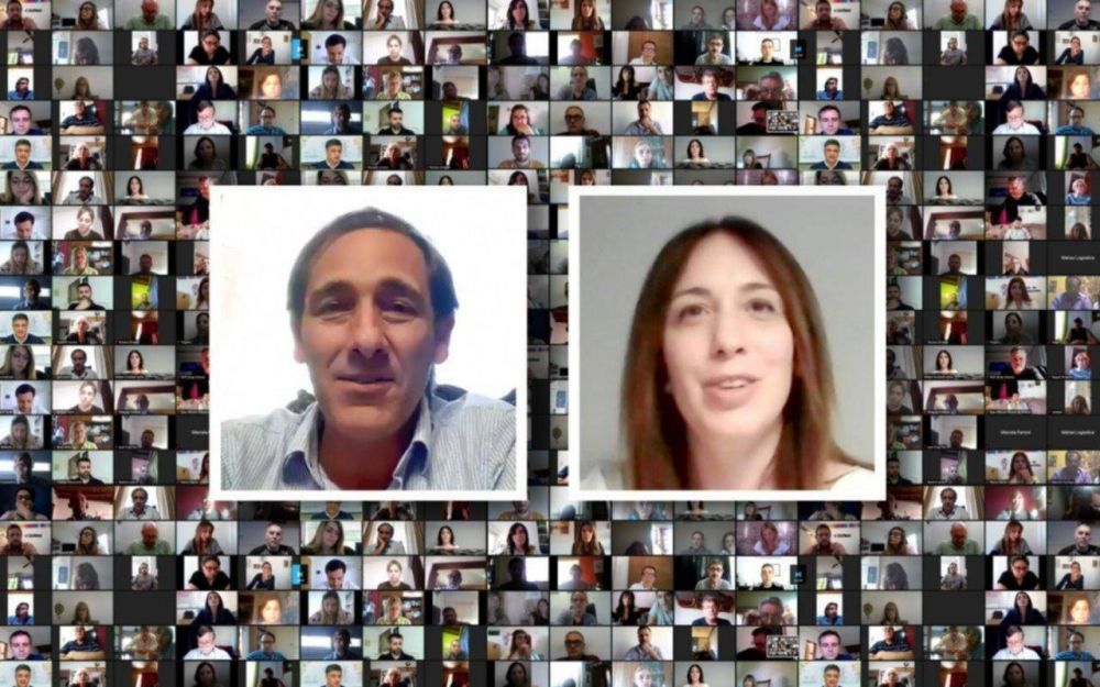Con la mirada puesta en las elecciones 2021, Garro y Vidal mantuvieron una reuni�n virtual