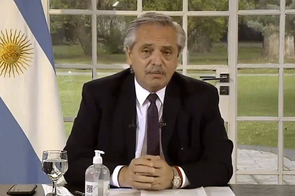 Sin menci�n a los desalojos, Alberto Fern�ndez anunci� la ampliaci�n de la Asignaci�n Universal por Hijo