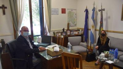 Con la visita de Agustina Vila, Ameghino retom� las clases presenciales