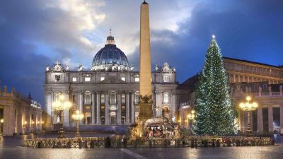 Navidad 2020: Inauguraci�n del �rbol y del bel�n de la plaza de San Pedro
