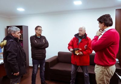 Gobierno pag� la primera cuota de anticipo econ�mico acordado con la Asociaci�n de Bomberos Voluntarios Ushuaia