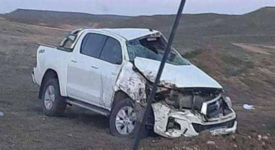 Funcionarios de R�o Negro sufrieron un grave accidente