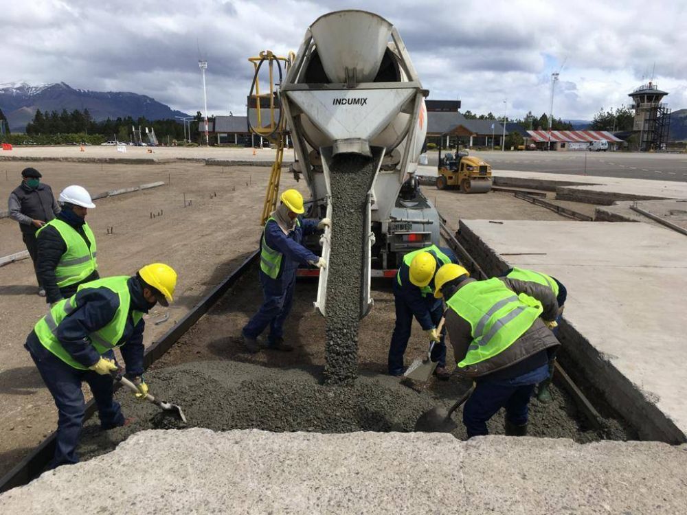 Avanzan las obras en el aeropuerto Chapelco preparándose para el regreso de los vuelos comerciales