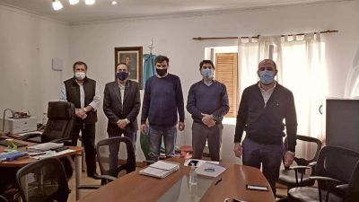 El intendente Federico se reuni� con autoridades del Ministerio de Seguridad bonaerense