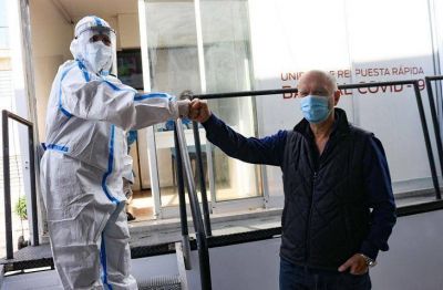 Grindetti supervis� el comienzo de la campa�a contra el dengue en Lan�s