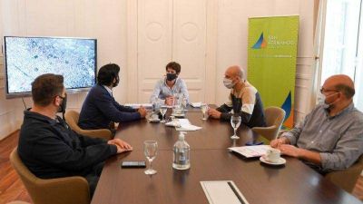 Juan Andreotti se reunió con autoridades de ADIF para avanzar en la construcción de espacios públicos