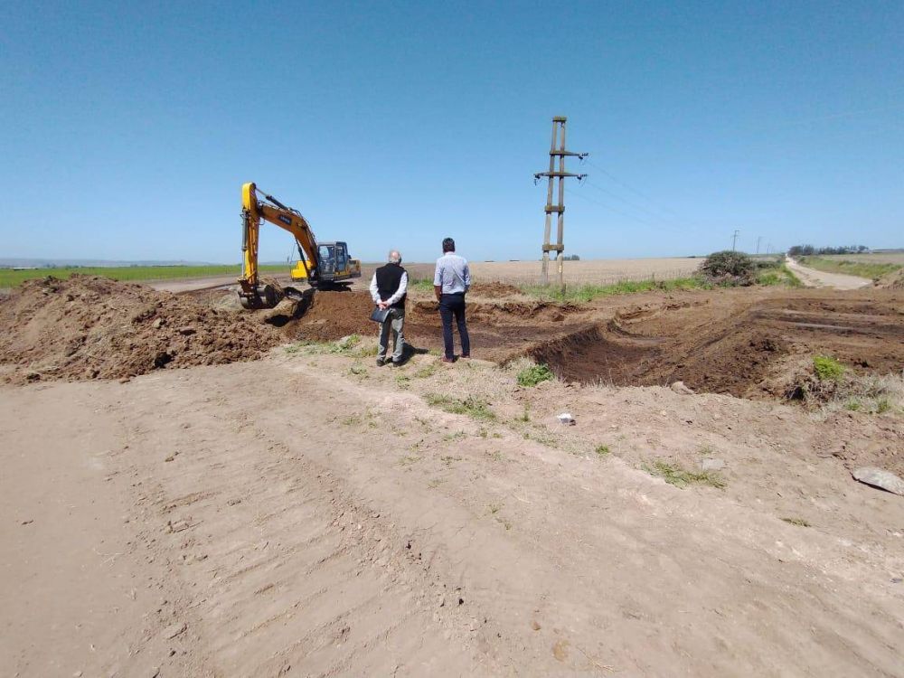 Balcarce: avanzan los trabajos en Ruta 77