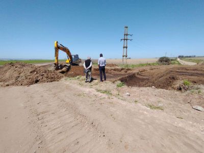 Balcarce: avanzan los trabajos en Ruta 77