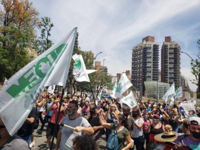 El Suoem volvi� a protestar en forma violenta y la Municipalidad anuncia severas sanciones