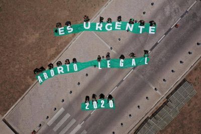 Caravana Verde para exigir la Ley de Interrupci�n Voluntaria del Embarazo