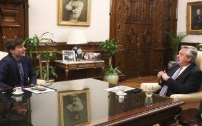 Lucas Ghi se reuni� con el Presidente Alberto Fern�ndez