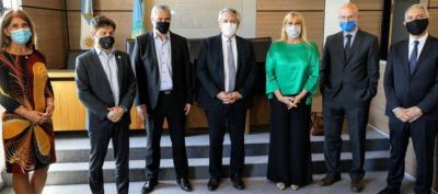 Alberto Fern�ndez y Ferraresi inauguraron las obras destinadas al Departamento Judicial de Avellaneda/Lan�s