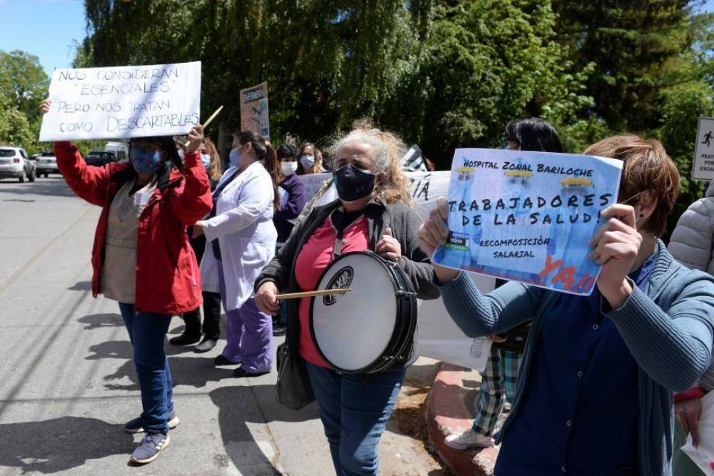 En Bariloche, personal de Salud reclam a la Provincia que reconozca su trabajo