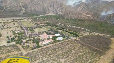 Sigue activo el incendio cerca de Luj�n