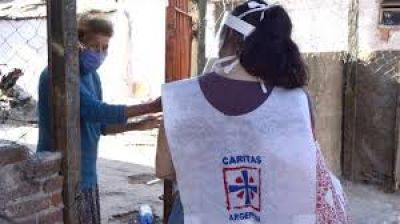 Cáritas Argentina tiende su mano al pobre durante la pandemia