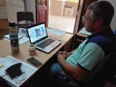 Temporada de Verano: Aramberri particip� de una reuni�n de trabajo con Augusto Costa