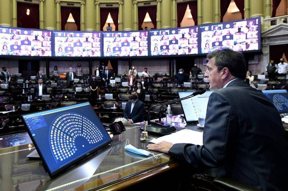 Sorpresa en la sesi�n: un diputado pidi� que se debata la derogaci�n de las PASO y gener� un cruce entre Sergio Massa y Mario Negri