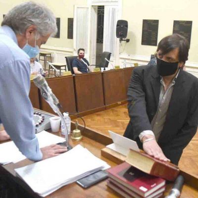 Alejandro Mazo jur� como concejal en reemplazo de Lacunza