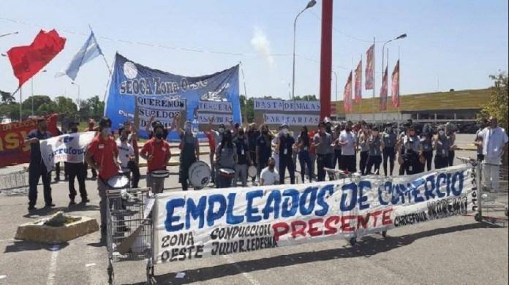 Paro en hipermercados y mayoristas el 13 y el 14 de Noviembre