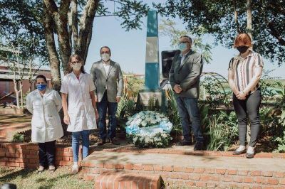 Herrera Ahuad presidi� el acto por el aniversario de Colonia Alberdi