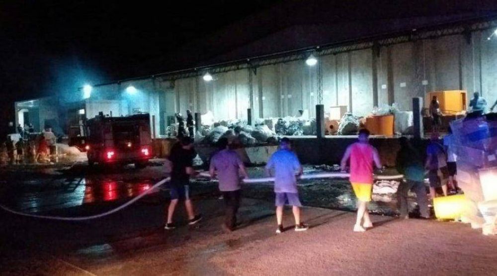 Vorz incendio en Algodonera del Valle deja dos operarios hospitalizados