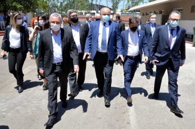 Julio Zamora acompa�� a Alberto Fern�ndez y Kicillof y en el anuncio de inversiones en Tigre