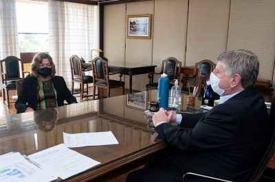 Ziliotto coordin� acciones con la intendenta de Colonia Bar�n