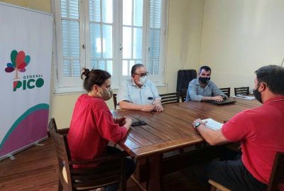 La intendenta de Pico se reunió con el jefe comunal de Realicó