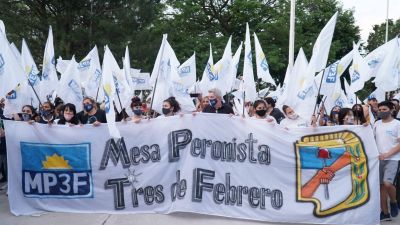 Unión y festejos en Tres de Febrero por el día del militante peronista