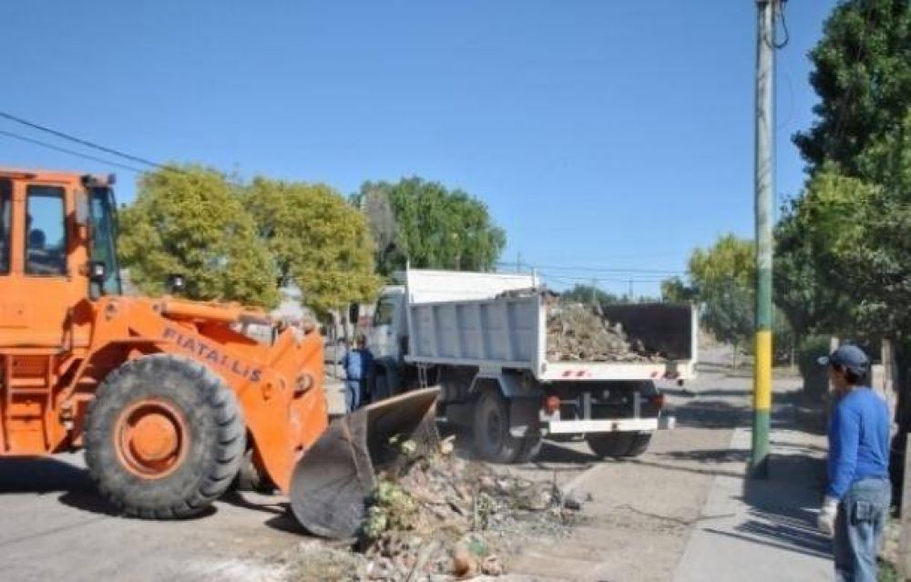 Se realizará el operativo de limpieza en el barrio Colonia Ferroviaria