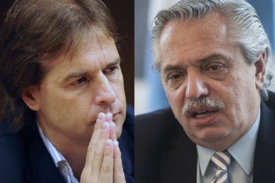 Alberto Fern�ndez almorz� con Lacalle Pou en Uruguay  