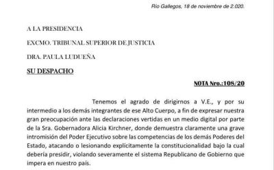 “Alicia Kirchner cercena conquistas y derechos adquiridos”, aseguran los trabajadores judiciales