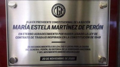 Reapareció Isabel Perón con un mensaje histórico para la CGT y los trabajadores