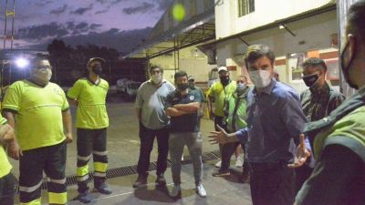 Ghi con delegado de Urbaser por la vuelta de �D�a Verde�