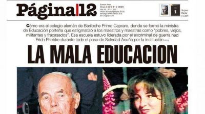 Mauricio Macri, Patricia Bullrich y Larreta cruzaron a P�gina 12 por una tapa sobre Acu�a