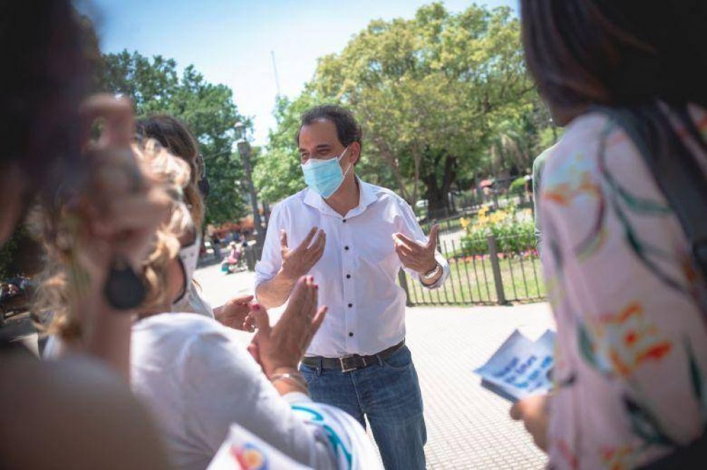 Llamosas present� un plan de pavimentaci�n de 250 cuadras para los pr�ximos cuatro a�os