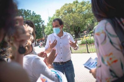 Llamosas present� un plan de pavimentaci�n de 250 cuadras para los pr�ximos cuatro a�os